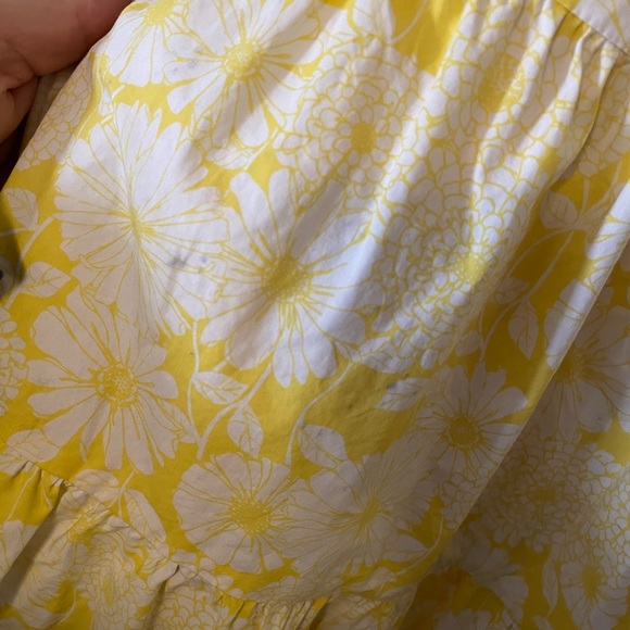 Lisa Marie Fernandez Flirty Yellow Ruffle Swing Dress - Picture 4 of 5